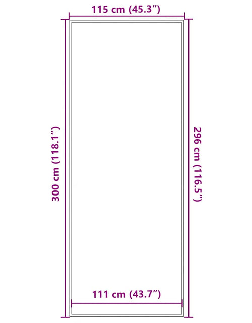 Загрузите изображение в средство просмотра галереи, Preș maro 115x300 cm
