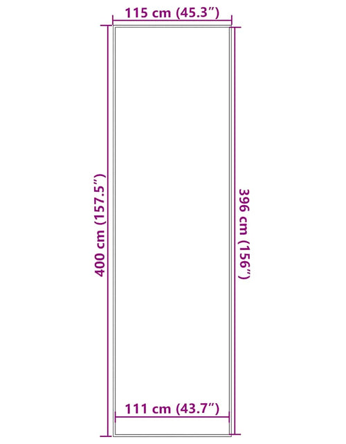 Загрузите изображение в средство просмотра галереи, Preș gri 115x400 cm
