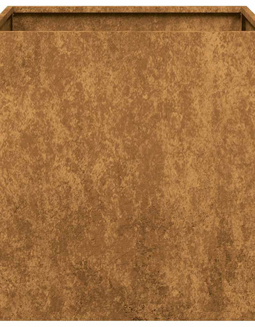 Загрузите изображение в средство просмотра галереи, Jardinieră Rusty 40x40x40 cm Oțel pentru intemperii
