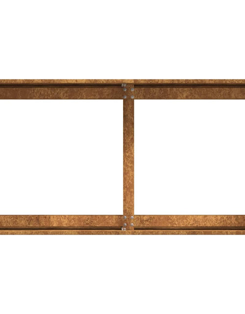 Încărcați imaginea în vizualizatorul Galerie, Jardinieră Rusty 80x40x40 cm Oțel pentru intemperii
