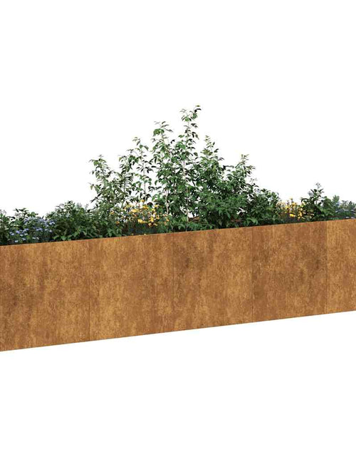 Încărcați imaginea în vizualizatorul Galerie, Jardinieră Rusty 200x40x40 cm Oțel pentru intemperii
