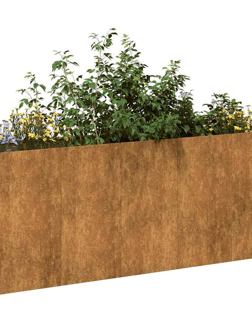 Încărcați imaginea în vizualizatorul Galerie, Jardinieră Rusty 200x40x80 cm Oțel pentru intemperii
