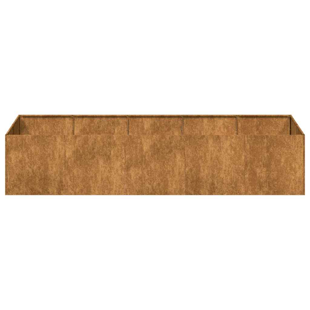 Jardinieră Rusty 200x80x40 cm Oțel pentru intemperii