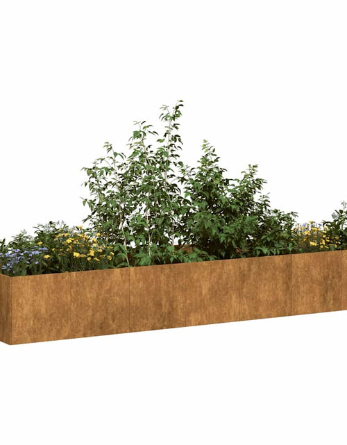 Încărcați imaginea în vizualizatorul Galerie, Jardinieră Rusty 280x80x40 cm Oțel pentru intemperii
