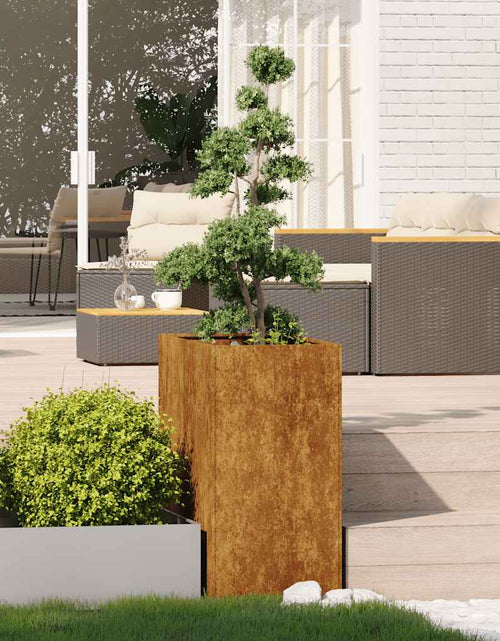 Încărcați imaginea în vizualizatorul Galerie, Jardinieră Rusty 40x80x80 cm Oțel pentru intemperii
