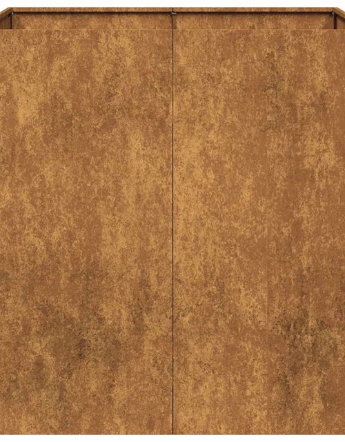 Încărcați imaginea în vizualizatorul Galerie, Jardinieră Rusty 80x80x80 cm Oțel pentru intemperii
