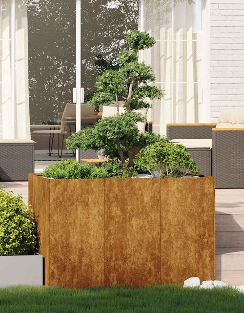 Загрузите изображение в средство просмотра галереи, Jardinieră Rusty 120x80x80 cm Oțel pentru intemperii
