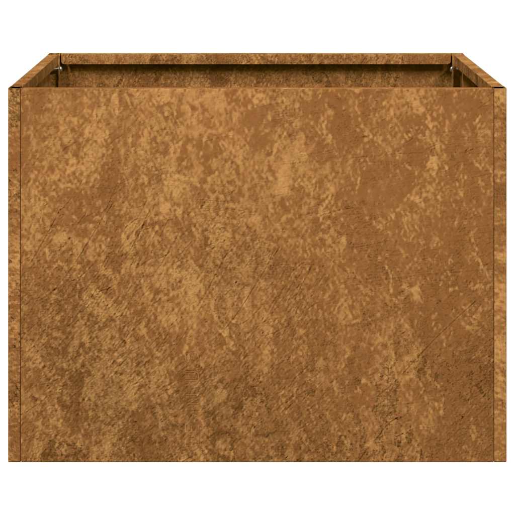 Jardinieră Rusty 40x40x30 cm Oțel pentru intemperii