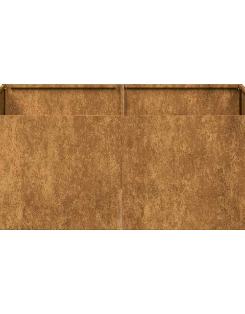 Încărcați imaginea în vizualizatorul Galerie, Jardinieră Rusty 80x80x30 cm Oțel pentru intemperii
