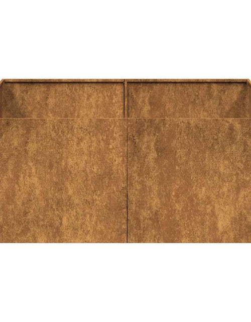 Încărcați imaginea în vizualizatorul Galerie, Jardinieră Rusty 100x100x40 cm Oțel pentru intemperii
