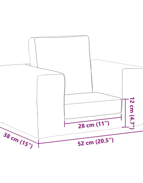 Загрузите изображение в средство просмотра галереи, Canapea extensibilă pentru copii, antracit, pluș moale
