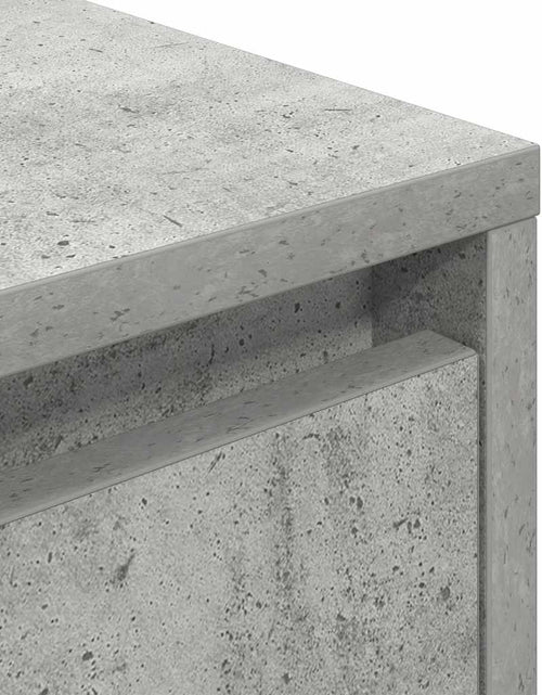 Загрузите изображение в средство просмотра галереи, Noptiera cu lumini LED Gri beton 38x34x50 cm
