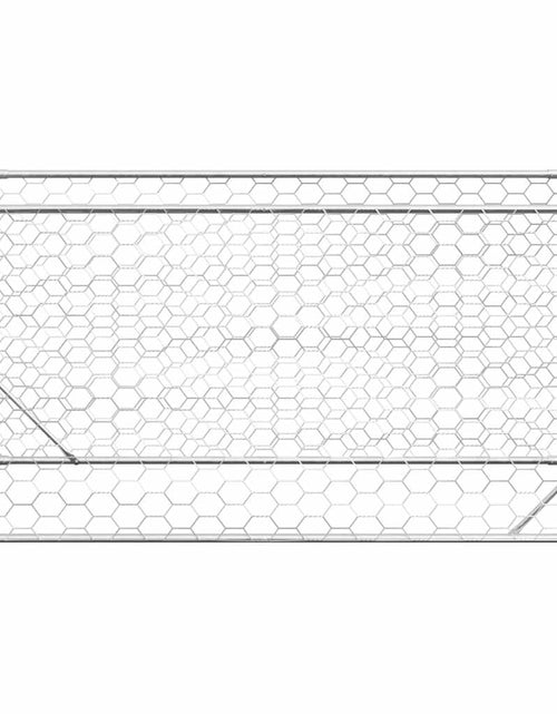 Încărcați imaginea în vizualizatorul Galerie, Canisa de exterior pentru caini cu usa 2x1x1 m otel galvanizat
