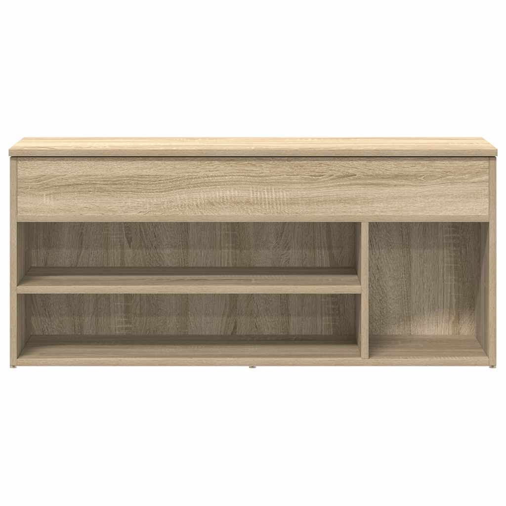 Bancă de pantofi Stejar Sonoma 102x30,5x45 cm Lemn prelucrat