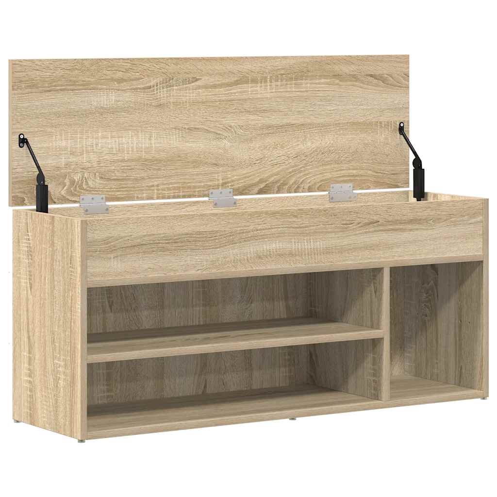 Bancă de pantofi Stejar Sonoma 102x30,5x45 cm Lemn prelucrat