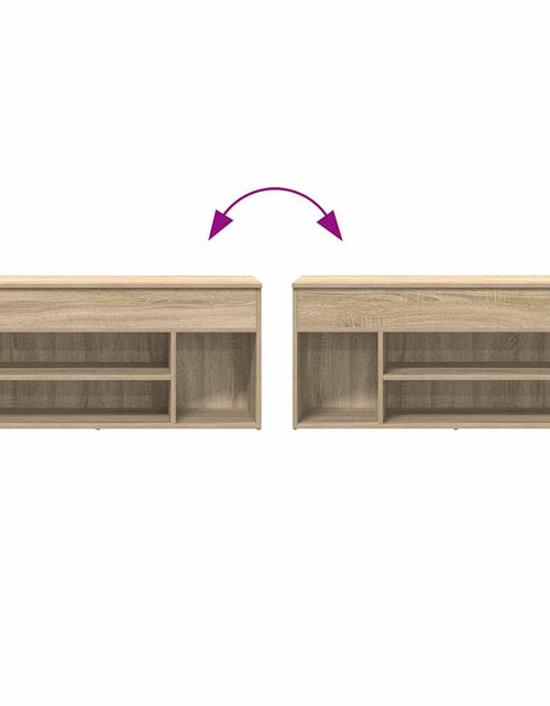 Загрузите изображение в средство просмотра галереи, Bancă de pantofi Stejar Sonoma 102x30,5x45 cm Lemn prelucrat
