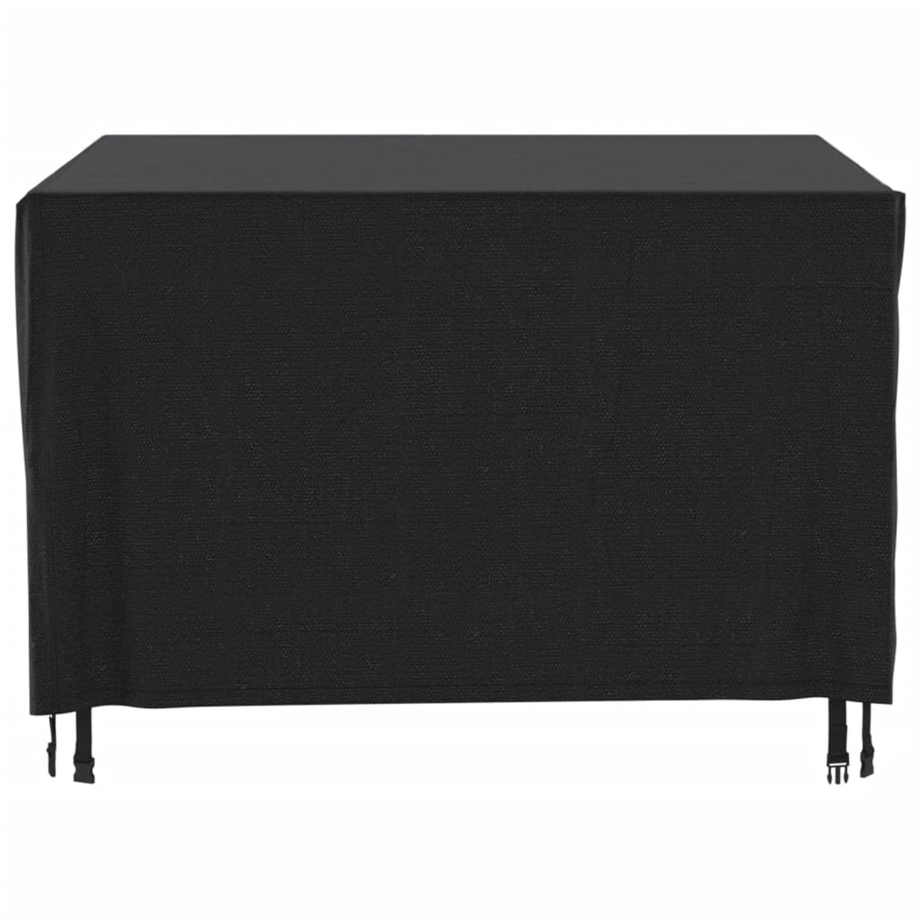 Huse mobilier grădină 2 buc negru 135x135x90cm impermeabil 420D