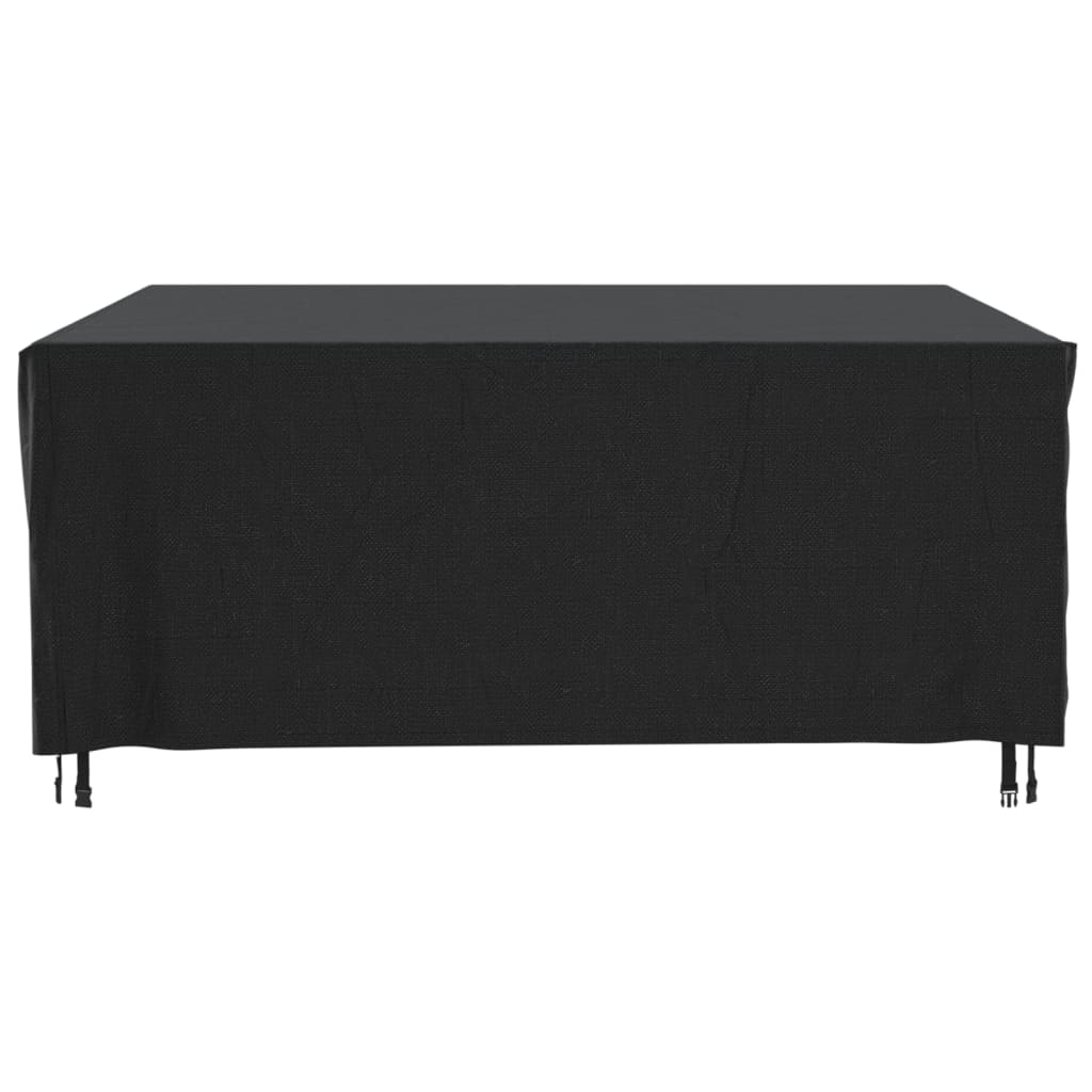 Huse mobilier grădină 2 buc negru 250x210x90cm impermeabil 420D