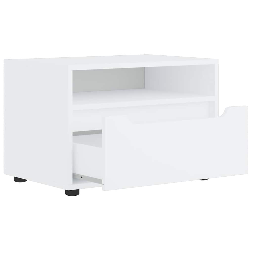 Dulap TV "VISNES" alb 60x40x38 cm lemn de prelucrare