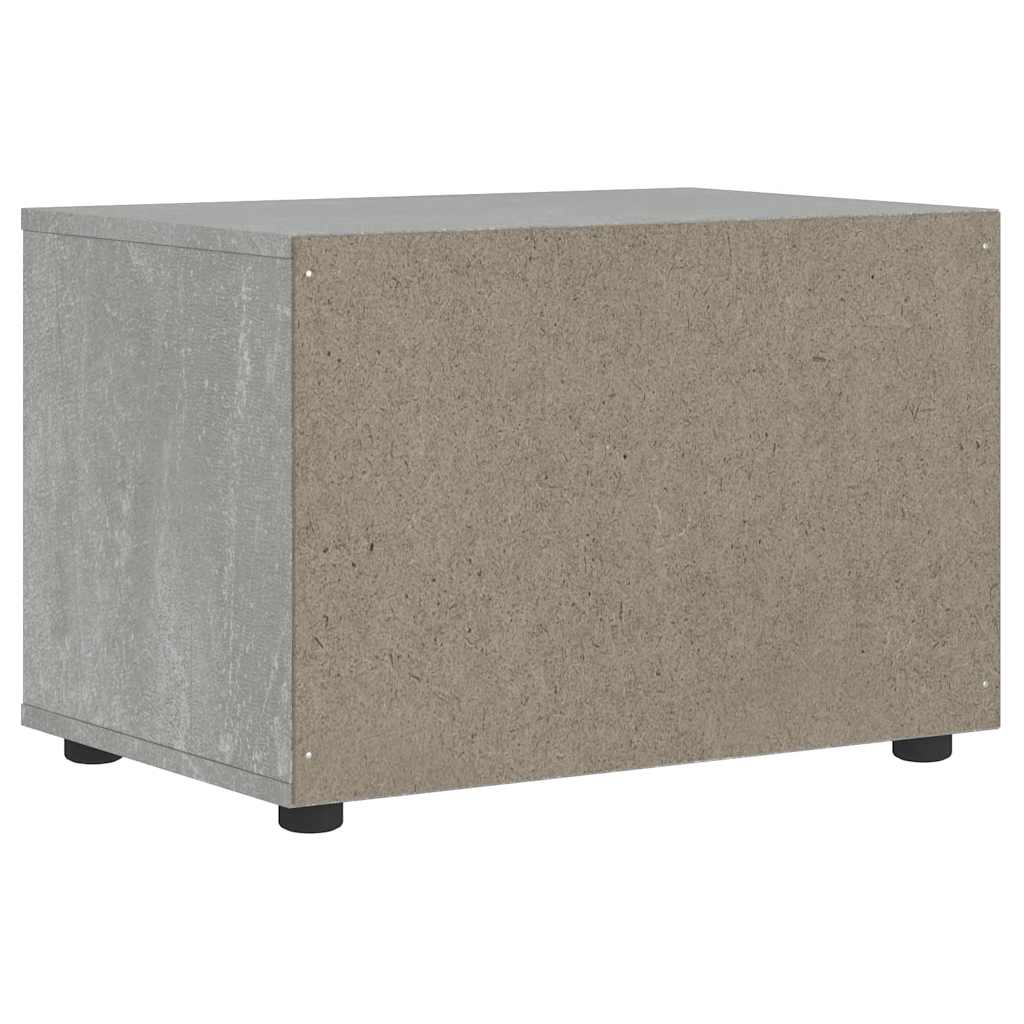 Dulap TV "VISNES" Beton Gri 60x40x38 cm Lemn prelucrat