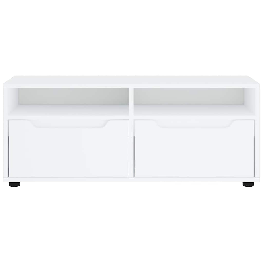 Dulap TV "VISNES" alb 100x40x38 cm lemn de prelucrare