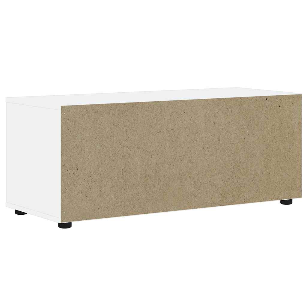 Dulap TV "VISNES" alb 100x40x38 cm lemn de prelucrare