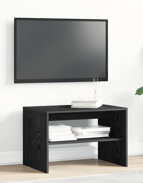 Загрузите изображение в средство просмотра галереи, Dulap TV Stejar Negru 60x40x40 cm Lemn prelucrat
