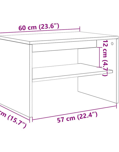 Загрузите изображение в средство просмотра галереи, Dulap TV Stejar Negru 60x40x40 cm Lemn prelucrat
