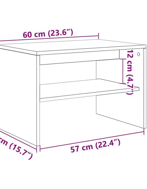 Загрузите изображение в средство просмотра галереи, Dulap TV Beton Gri 60x40x40 cm Lemn prelucrat
