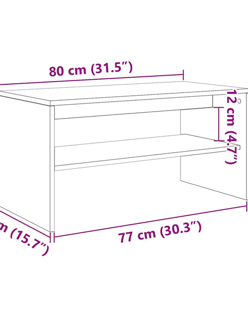 Загрузите изображение в средство просмотра галереи, Comodă TV, Lemn vechi, 80x40x40 cm, PAL
