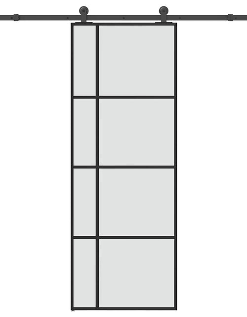 Загрузите изображение в средство просмотра галереи, Ușă glisantă cu set feronerie, 76x205 cm, sticlă ESG/aluminiu
