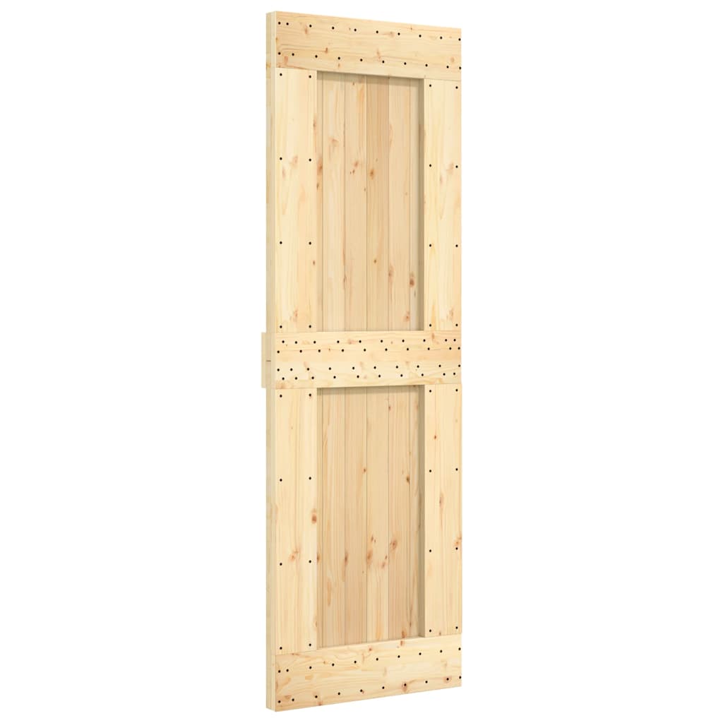 Ușă glisantă cu set de feronerie 70x210 cm, lemn masiv de pin