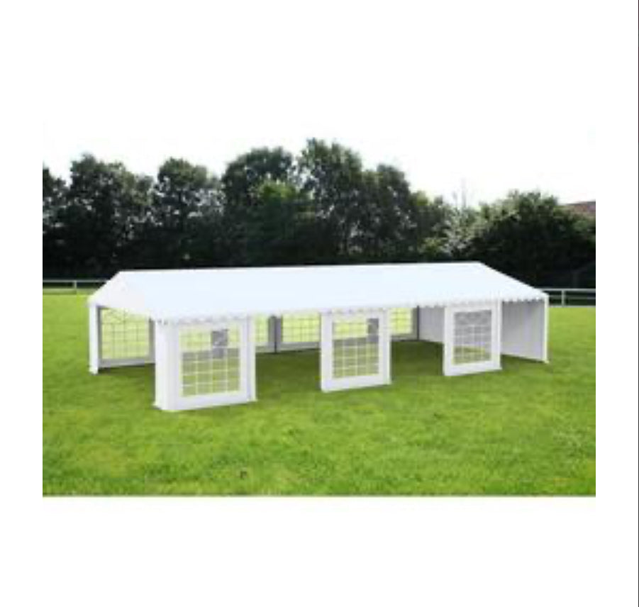 Cort Evenimente PVC alb, 6x12 m