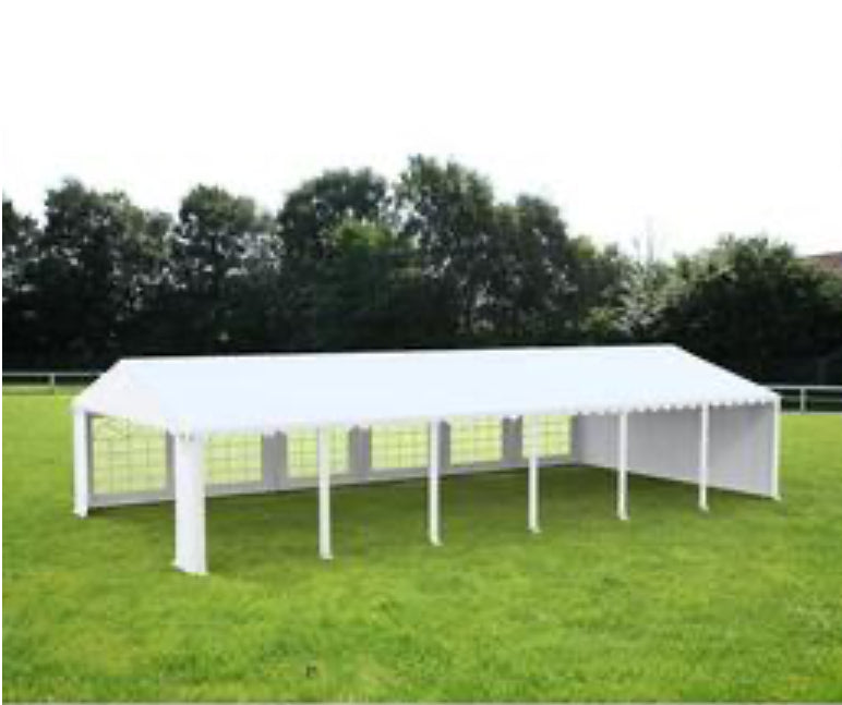 Cort Evenimente PVC alb, 6x12 m