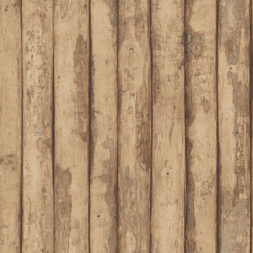 Noordwand Tapet „Homestyle Old Wood”, maro Lando - Lando