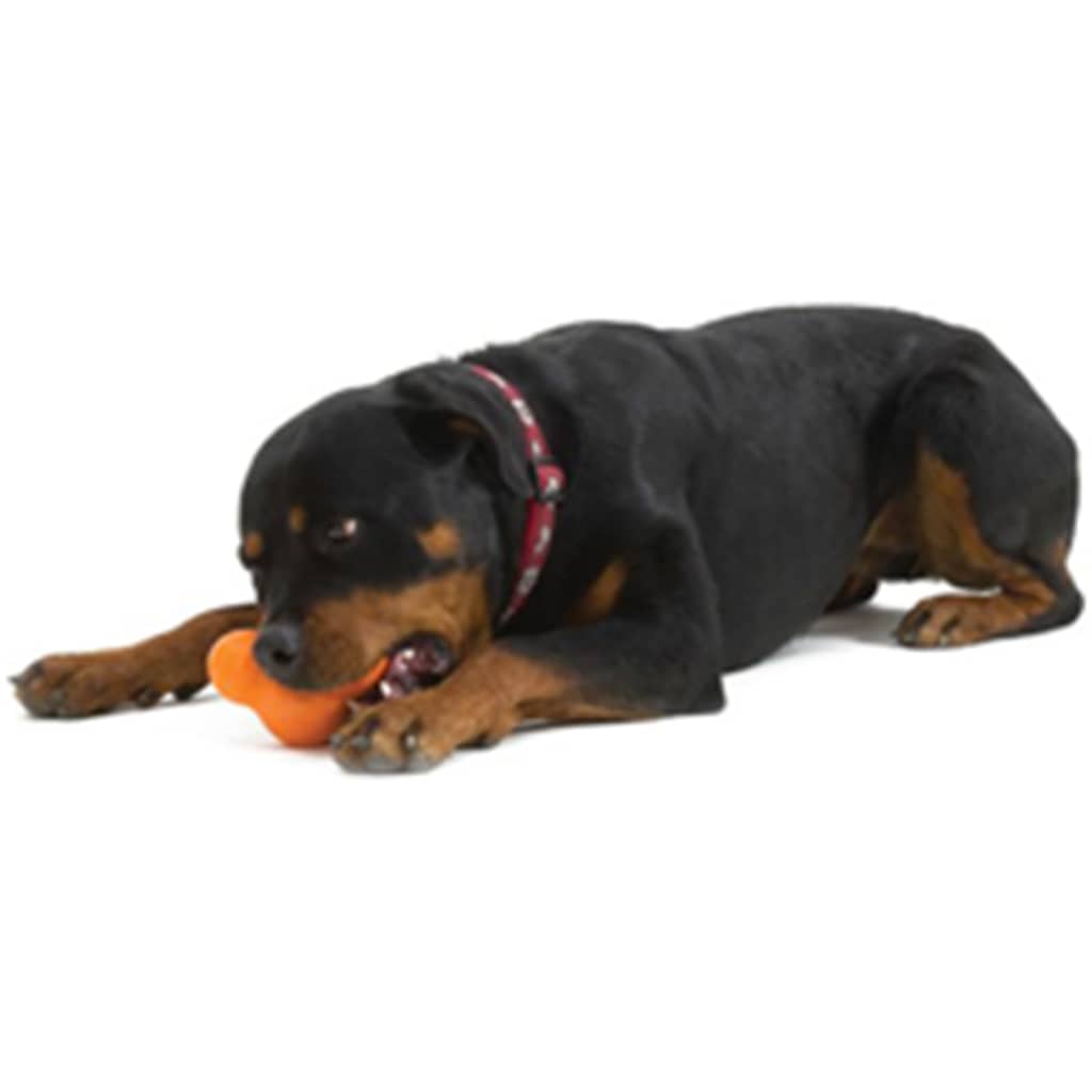441987 West Paw Dog Toy with Zogoflex "Tux" Tangerine Orange L - Lando