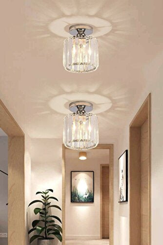 Загрузите изображение в средство просмотра галереи, Luna Lighting Luxury Kristal Plafonyer Avize LUNAMSLCH-1 Lando - Lando
