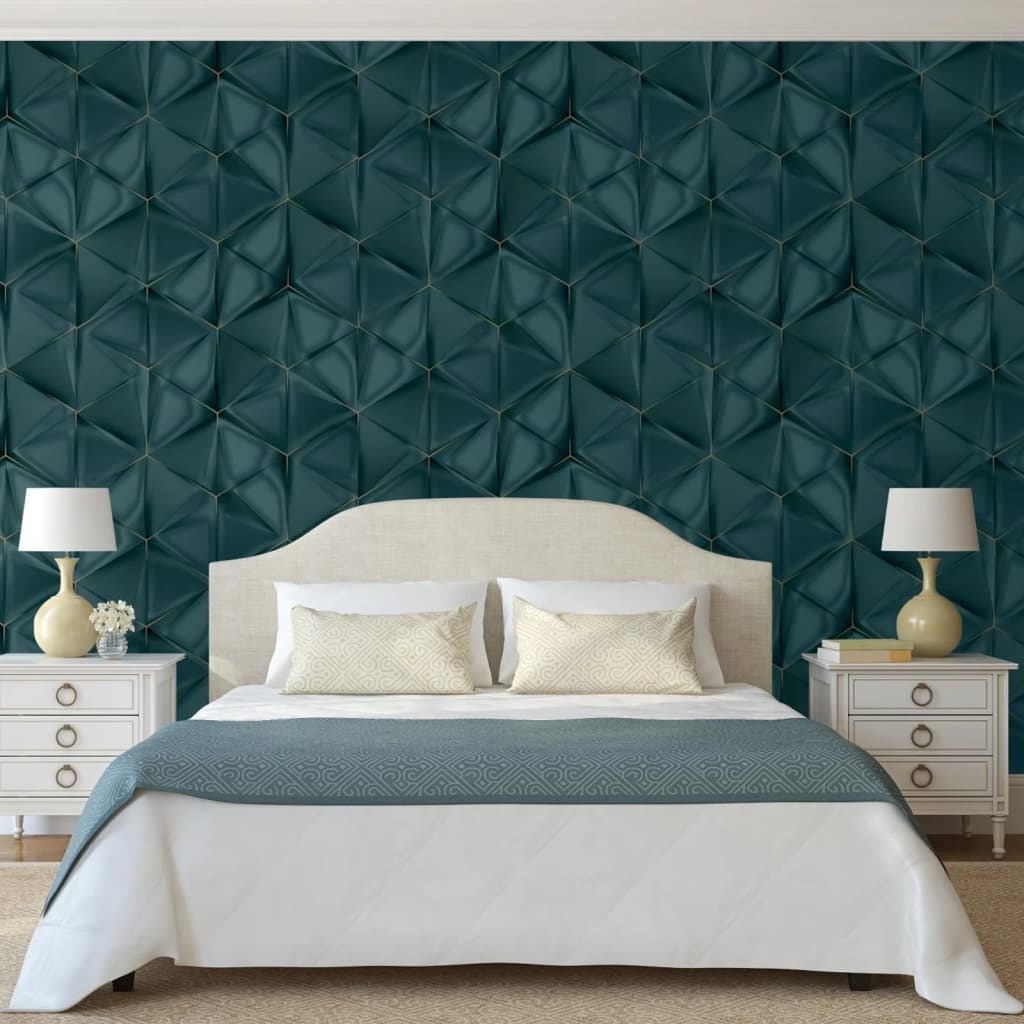 DUTCH WALLCOVERINGS Tapet Onyx, verde Lando - Lando