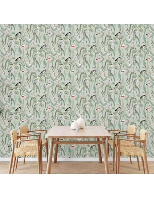 Загрузите изображение в средство просмотра галереи, DUTCH WALLCOVERINGS Tapet Flamingo, verde mentă Lando - Lando
