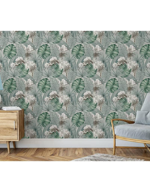 Încărcați imaginea în vizualizatorul Galerie, DUTCH WALLCOVERINGS Tapet Eden, gri și verde deschis Lando - Lando
