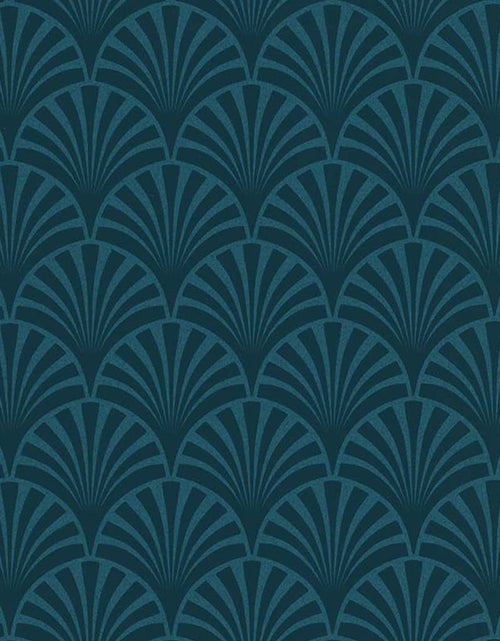 Încărcați imaginea în vizualizatorul Galerie, Noordwand Tapet &quot;couleurs &amp; matières 20&#39;s Pattern Artdeco&quot;, albastru Lando - Lando
