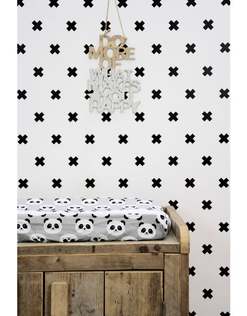 Încărcați imaginea în vizualizatorul Galerie, Fabulous World Tapet Cross, alb și negru, 67104-6 - Lando
