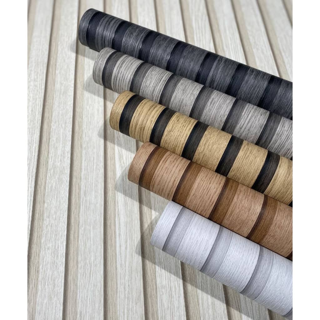 Noordwand Tapet Botanica Wooden Slats, negru și gri - Lando