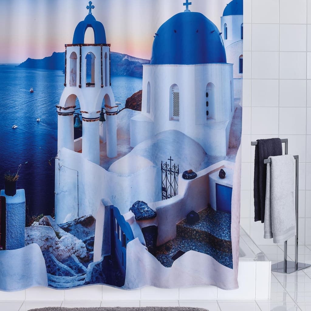 RIDDER Perdea de duș Santorini, 180 x 200 cm - Lando