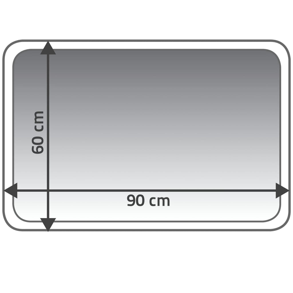 RIDDER Covor de baie Coins, 60x90 cm, albastru, 7103303 Lando - Lando