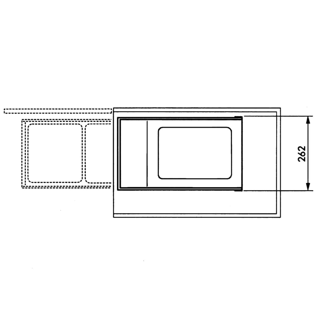 Hailo Coș de gunoi pentru dulap Multi-Box Duo, L, crem, 2 x 14 L Lando - Lando