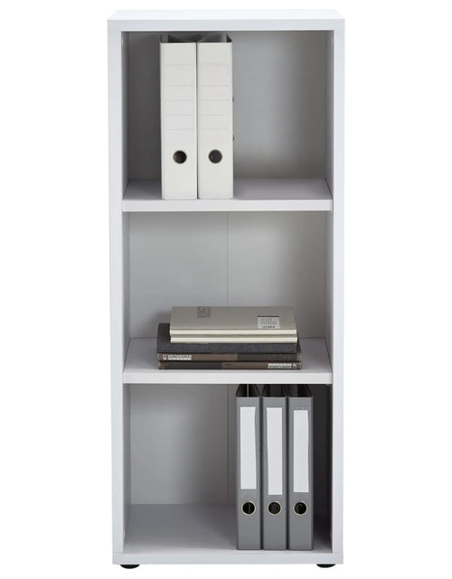 Încărcați imaginea în vizualizatorul Galerie, FMD Raft de depozitare cu 3 compartimente 47,1x39,9x112,5 cm alb Lando - Lando
