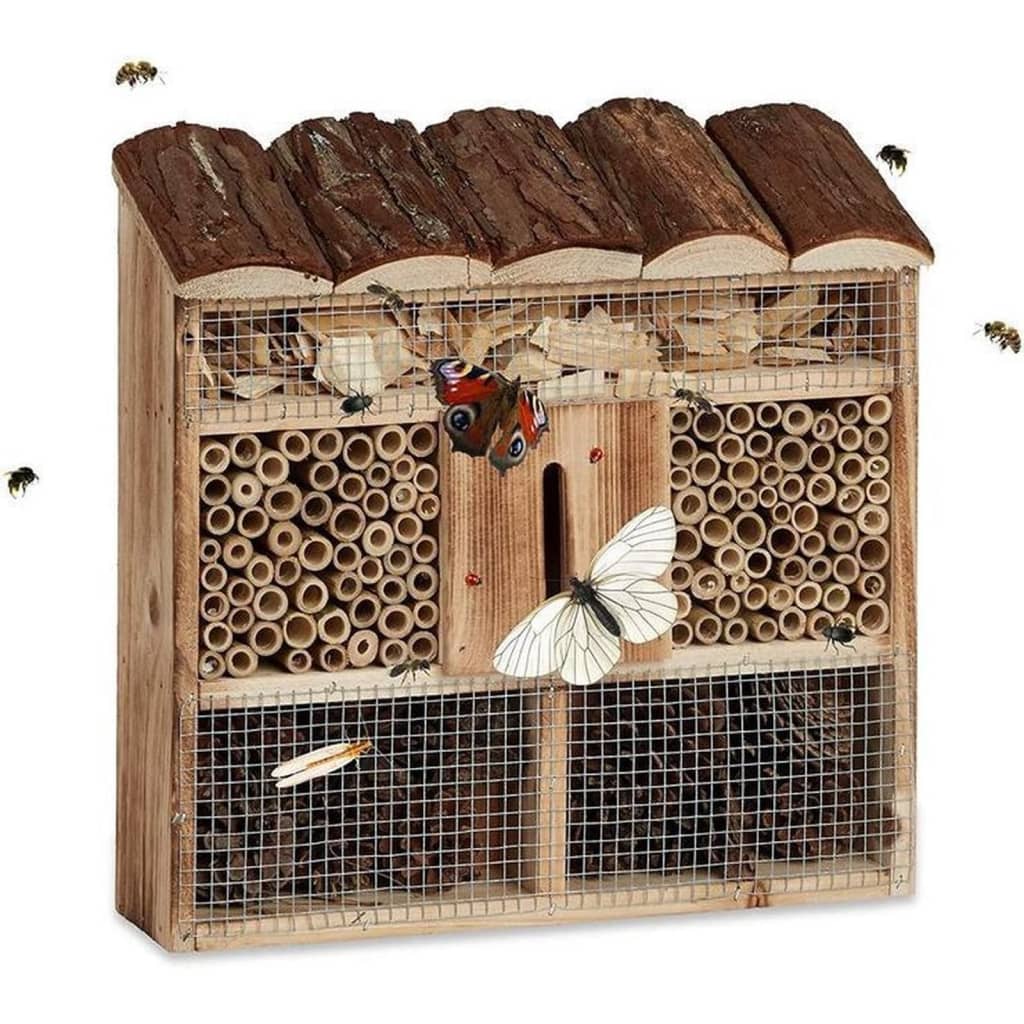 HI Cuibar Insecte, lemn natural, 30x9,5x30 cm Lando - Lando