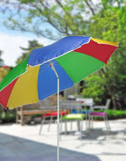 Încărcați imaginea în vizualizatorul Galerie, HI Umbrelă de soare de plajă, multicolor, 150 cm Lando - Lando
