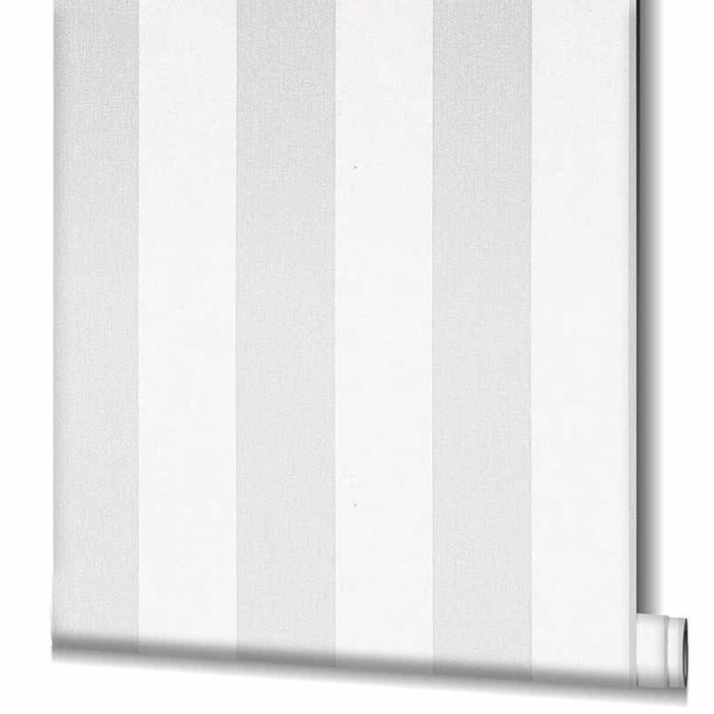 Noordwand Tapet „Topchic Stripes” gri deschis și alb - Lando